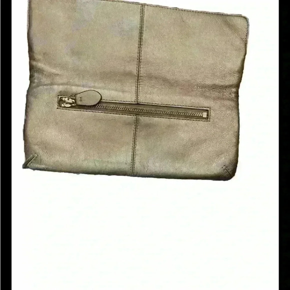 Coach Large Gold Patent Leather Clutch Wristlet Wallet Purse - Picture 4 of 6